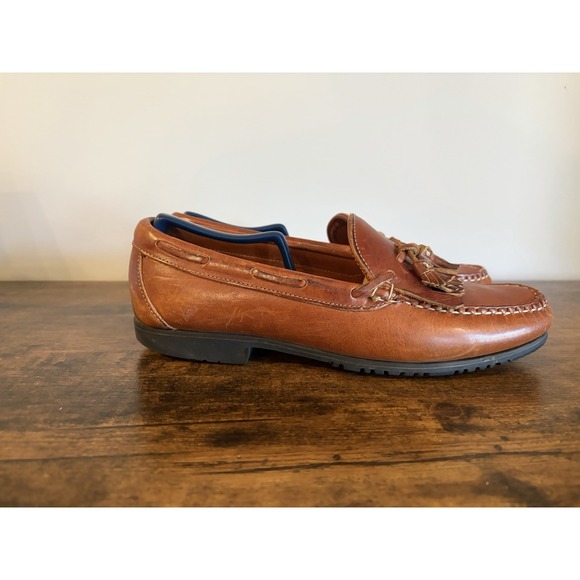 Allen Edmonds Nashua 42252 Men's Brown Casual Dress Tasseled Loafers Sz 10 D - Picture 3 of 16